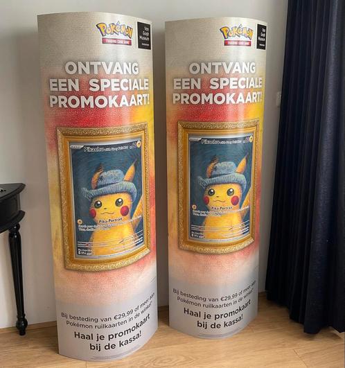 Van Gogh Pikachu Promo-Deco SET RARE COLLECTIBLE, Hobby & Loisirs créatifs, Jeux de cartes à collectionner | Pokémon, Comme neuf
