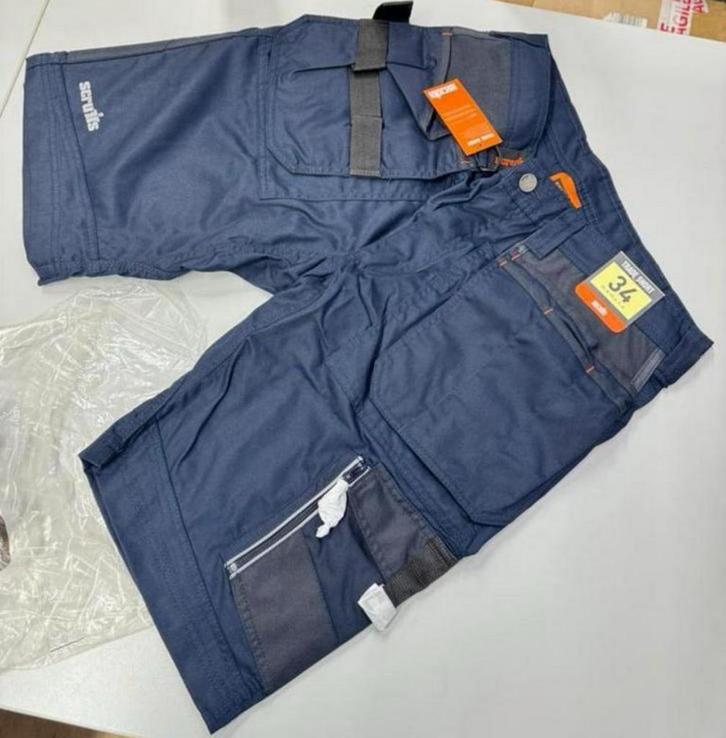 Scruffs T52818 Trade Shorts Blauw werkbroek werk-broek 34, Kleding | Heren, Spijkerbroeken en Jeans, Nieuw, W33 - W34 (confectie 48/50)