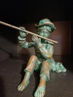 bronzen beeldje, Ophalen, Brons