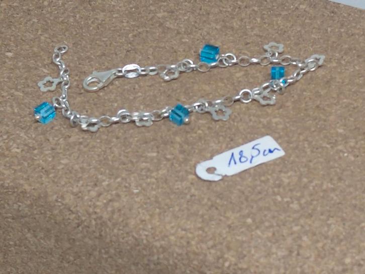 Vele verschillende 925 zilveren armbanden, Handtassen en Accessoires, Armbanden, Ophalen of Verzenden