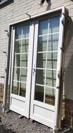 DUBBELE GLAZEN DEUR MET PVC-FRAME, Ophalen