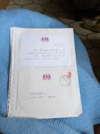 Bedanking verjaardag koningin Fabiola 60 jaar, Verzamelen, Ophalen of Verzenden, Zo goed als nieuw, Kaart, Foto of Prent