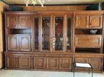 Prachtige ruime wandkast / vitrinekast, Antiek en Kunst, Ophalen