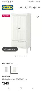 Kinderkleerkast ikea, Kinderen en Baby's, Ophalen, Gebruikt, Kast, 70 cm of meer
