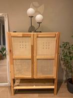 IVAR - Étagère avec portes, pin, 89x30x124 cm, Ophalen, Zo goed als nieuw, Grenenhout