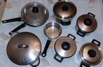 Poêles et casseroles., Enlèvement, Utilisé, Inox, Ensemble de casseroles