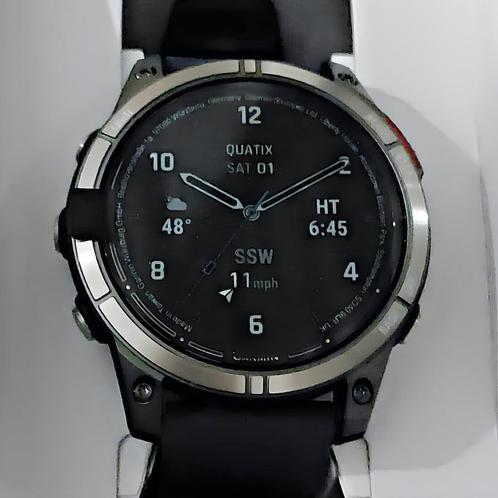 Garmin Quatix 7 Pro Sapphire, Handtassen en Accessoires, Sporthorloges, Nieuw, Zwart, Afstand, Calorieverbanding, Conditie, GPS