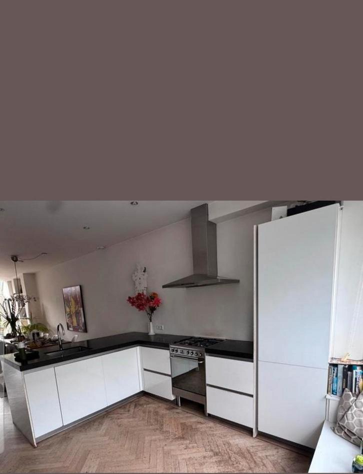 Cuisine équipée, Huis en Inrichting, Keuken | Complete keukens, Zo goed als nieuw, Zwart, Ophalen