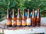 Oude vintage bierflessen brouwerij De Sleutel Betekom, Ophalen of Verzenden