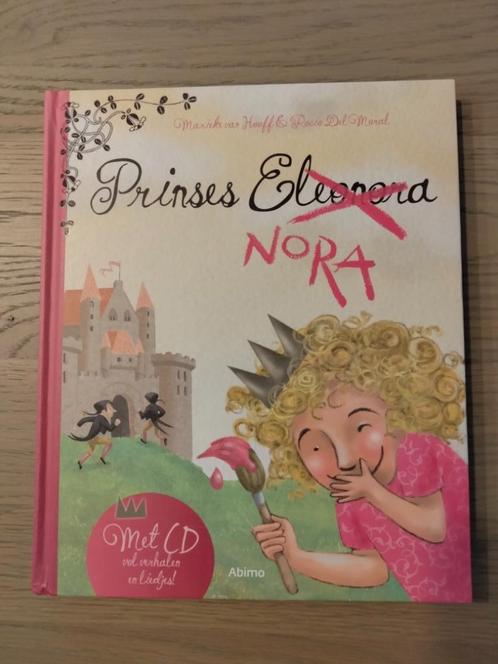 Kinderboek + CD: Prinses Eleonora - Marieke van Hooff, Livres, Livres pour enfants | Jeunesse | Moins de 10 ans, Comme neuf, Contes (de fées)