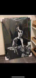 Glazenschilderij man ontmoette kam, Antiek en Kunst, Kunst | Schilderijen | Modern, Ophalen of Verzenden