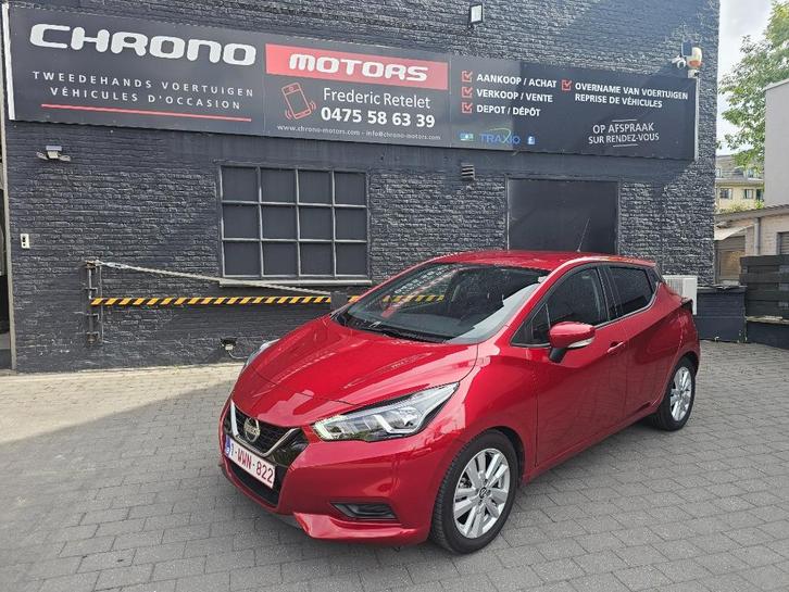 Nissan Micra Micra 1.0 B-Auto EURO 6D GPS AIRCO 8300 KM!, Auto's, Nissan, Bedrijf, Micra, ABS, Achteruitrijcamera, Airbags, Airconditioning