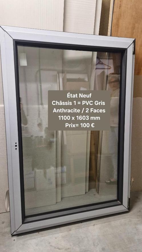 fenêtre, Doe-het-zelf en Bouw, Raamkozijnen en Schuifdeuren, Nieuw, Overige typen, Aluminium, 75 tot 150 cm, 150 tot 225 cm, Ophalen