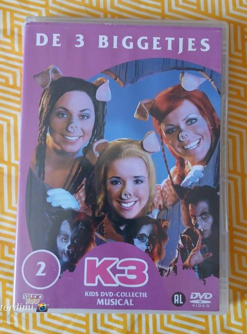 DVD K3 De 3 Biggetjes met Karen Kristel Kathleen, Cd's en Dvd's, Dvd's | Kinderen en Jeugd, Gebruikt, Film, Overige genres, Alle leeftijden