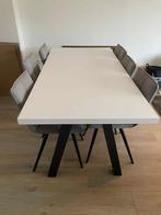 Tafel en 6 stoelen, Huis en Inrichting, Tafels | Eettafels, Ophalen, 50 tot 100 cm, Zo goed als nieuw, Vijf personen of meer