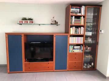 Poliform tv-meubel/boeken- & vitrinekast, Huis en Inrichting, Ophalen, Zo goed als nieuw