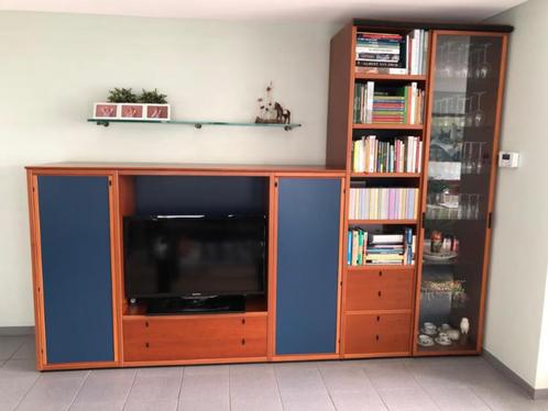Poliform tv-meubel/boeken- & vitrinekast, Huis en Inrichting, Kasten | Vitrinekasten, Zo goed als nieuw, Ophalen
