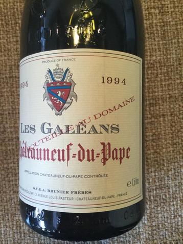 Châteauneuf-du-Pape Les Galeans Brunier 1994 1,5 Litre, Enlèvement