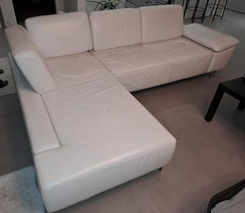 GRATIS LEVERING Lederen zithoek  Longchair beschikbaar voor biedingen