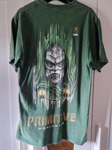 Primitive Marvel t-shirt + Volcom t-shirt (skatewear) beschikbaar voor biedingen