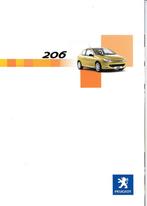 PEUGEOT 206,  2003, Boeken, Auto's | Folders en Tijdschriften, Nieuw, Peugeot, Ophalen of Verzenden