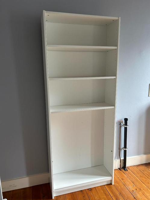 witte kast legboorden, Huis en Inrichting, Kasten | Boekenkasten, Gebruikt, 50 tot 100 cm, 150 tot 200 cm, 25 tot 50 cm, Met plank(en)