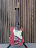 Haar thinline bigsby Amber pickups, Ophalen, Zo goed als nieuw, Semi-solid body, Overige merken