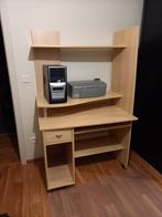 Bureau voor computer/printer/scherm/toetsenbord, Huis en Inrichting, Ophalen, Gebruikt, Bureau