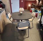 4-persoons keukentafel gekocht bij Euro Shop., Huis en Inrichting, Tafels | Salontafels, Ophalen, Zo goed als nieuw, Metaal, Moderne