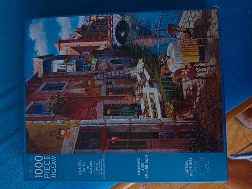 Annecy patio 1000 stukjes, Hobby en Vrije tijd, Denksport en Puzzels, Zo goed als nieuw, Legpuzzel, 500 t/m 1500 stukjes, Ophalen of Verzenden