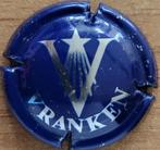 Capsule Champagne VRANKEN bleu & argent nr.18a, Collections, Vins, Enlèvement ou Envoi, Utilisé, France, Champagne