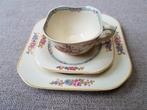 Tasse, sous-tasse et assiette dessert, Woods Ivory Ware 1930, Ophalen of Verzenden