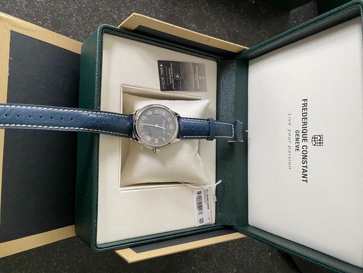 Frédérique Constant horloge, Handtassen en Accessoires, Horloges | Heren, Nieuw, Polshorloge, Overige merken, Overige materialen