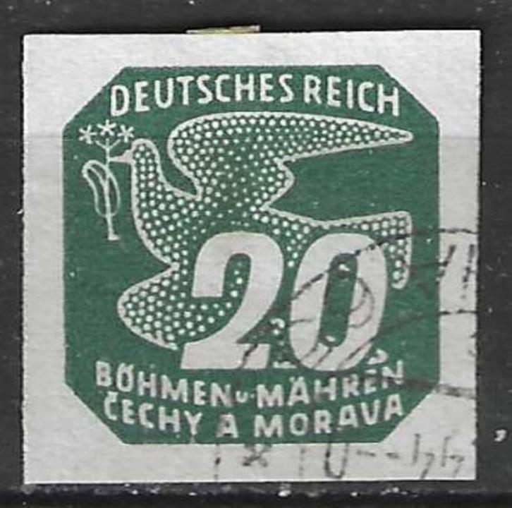 Bohemen-Moravie 1943 - Yvert 17KR - Kranten - 20 h. (ST), Postzegels en Munten, Postzegels | Europa | Duitsland, Verzenden