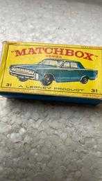 Matchbox 31 Lincoln Continental doosje, Hobby en Vrije tijd, Ophalen of Verzenden