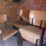Anciennes chaises d'école., Comme neuf, Enlèvement ou Envoi