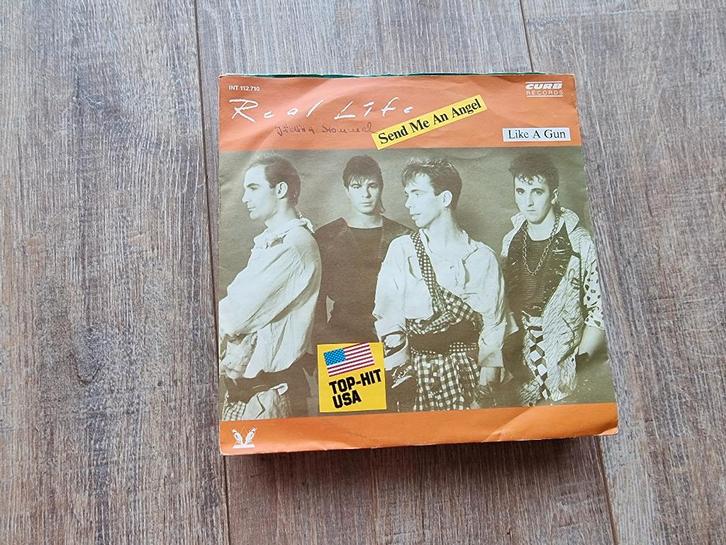 7" Real Life - Send me an angel, CD & DVD, Vinyles Singles, Utilisé, Single, Pop, 7 pouces, Enlèvement ou Envoi
