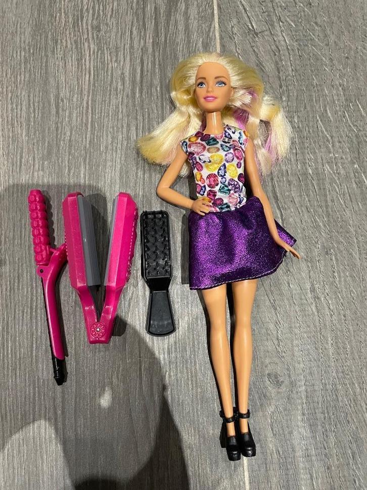 Barbie-kapper, Kinderen en Baby's, Speelgoed | Poppen, Gebruikt, Barbie, Ophalen of Verzenden