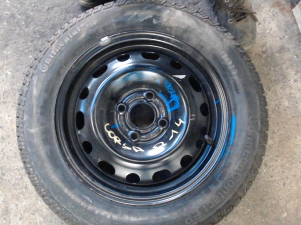 Roue Opel Corsa C (jante 14' 4 trous pneu 175/65R14 82T), Enlèvement ou Envoi, Utilisé, Opel