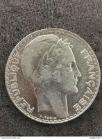 1938 10 FRANCS TURIN ARGENT FRANCE / SILVER, Enlèvement, Monnaie en vrac, Argent, France
