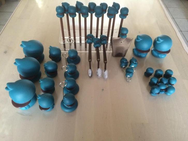 Eendje design duck petrol van BB collectie UITVERKOOP, Kinderen en Baby's, Kraamcadeaus en Geboorteborden, Nieuw, Kraamcadeau