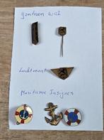 Militaria pins - IJzertoren - maritiem, Postzegels en Munten, Penningen en Medailles, Ophalen