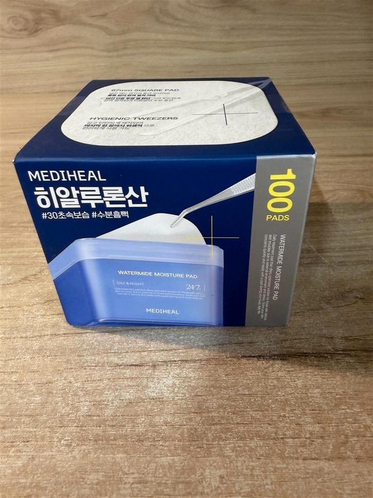 Mediheal - Watermide Toner [Moisture] Pad - 100ea, Handtassen en Accessoires, Uiterlijk | Lichaamsverzorging, Nieuw, Ophalen of Verzenden