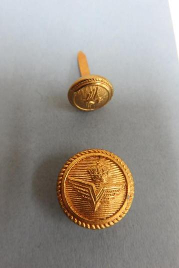 Gouden knopen van RVA  beschikbaar voor biedingen