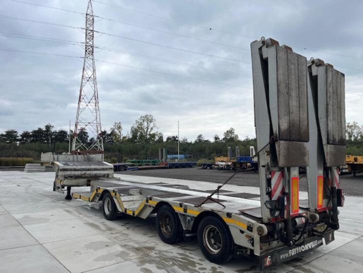 Faymonville oplegger dieplader, uitschuifbaar, naloop gest., Zakelijke goederen, Machines en Bouw | Kranen en Graafmachines, Ophalen