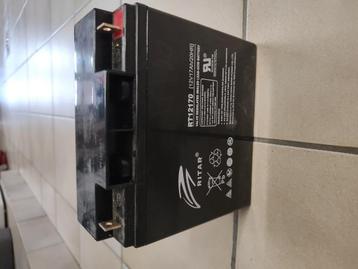Vijf lood gel accu's 17AH  12 volt, Enlèvement, Comme neuf