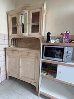 Ancien meuble buffet de cuisine avec miroir . Vintage, Maison & Meubles, Enlèvement, Utilisé