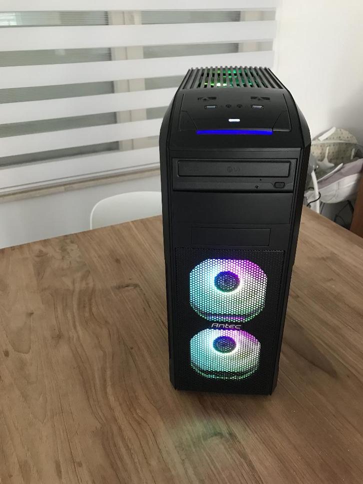 Game PC RTX 2080, Computers en Software, Desktop Pc's, Zo goed als nieuw, 2 tot 3 Ghz, HDD, SSD, 16 GB, Met videokaart, Gaming