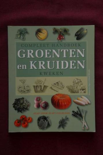 3 tuinboeken: groenten, kruiden, wilde planten. disponible aux enchères