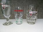 Drie verschillende glazen van BRASSERIE DU BOCQ PURNODE, Verzamelen, Biermerken, Overige merken, Glas of Glazen, Ophalen of Verzenden